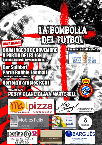 La PBB de Martorell reprèn la primera edició de “Bubble Football”