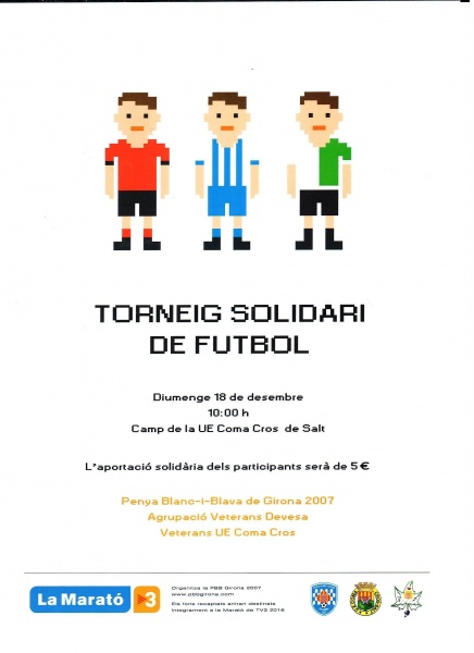 Triangular solidario de la PBB Girona