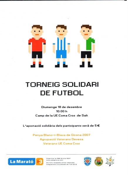 Triangular solidario de la PBB Girona