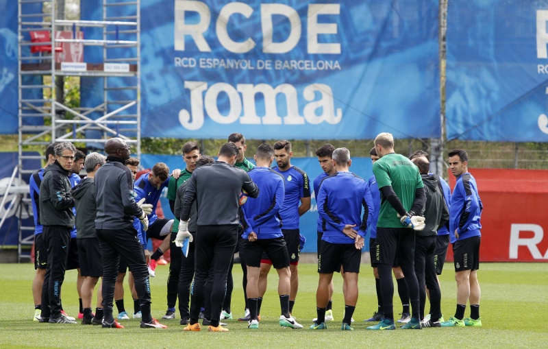 Entrenamiento en la Ciudad Deportiva