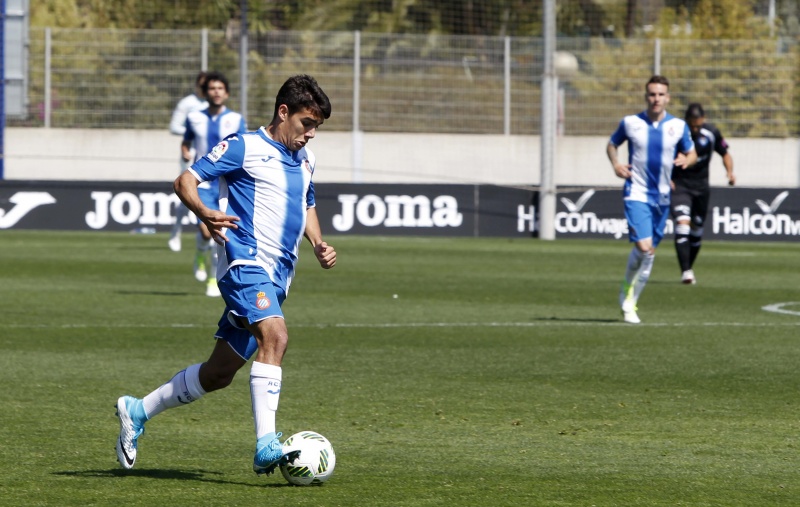 Víctor Gómez, con la Sub-17