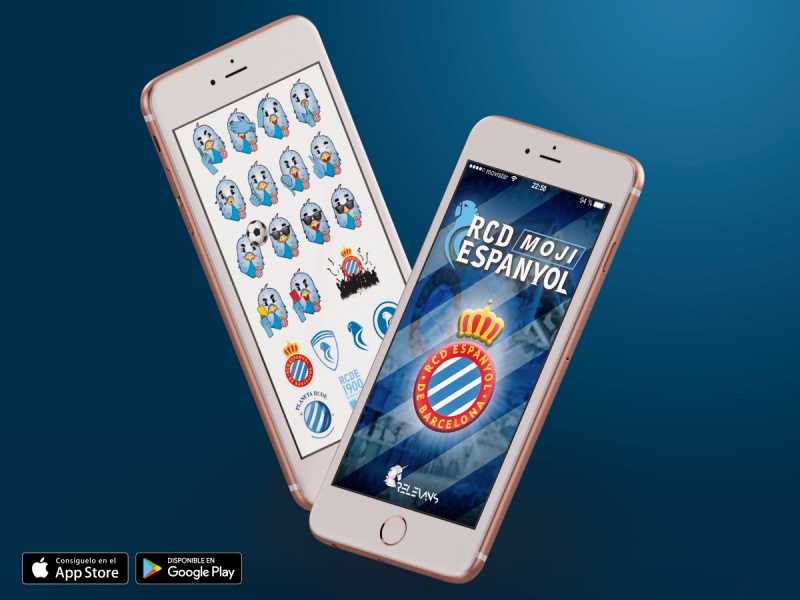 ¡Descárgate los emojis del RCD Espanyol!