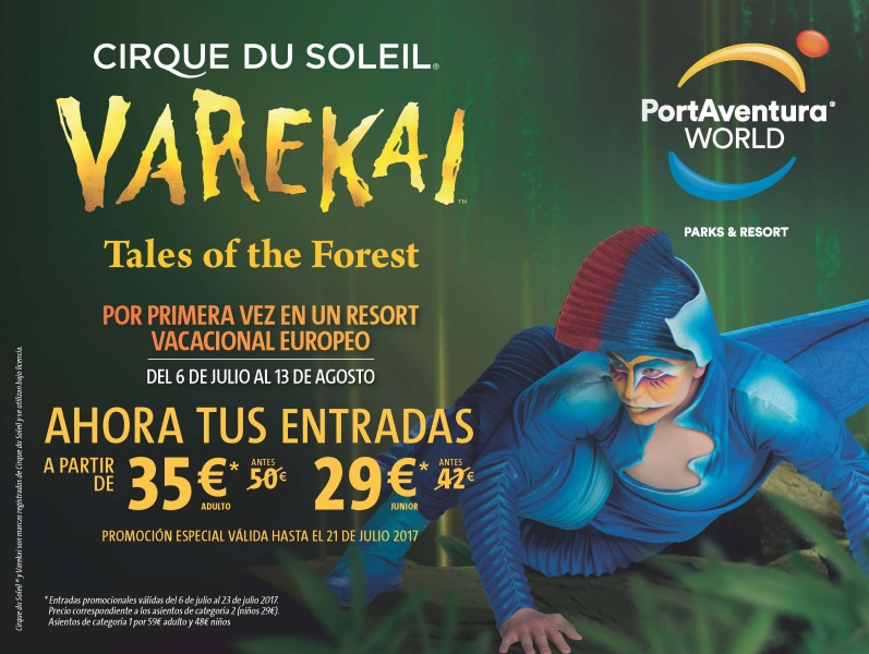 Descuento para el Cirque du Soleil en PortAventura World