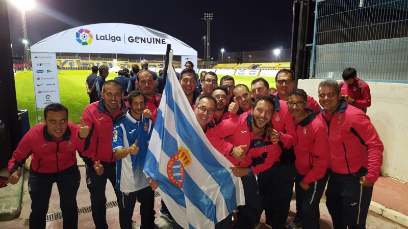 El RCD Espanyol, presente en la inauguración de LaLiga Genuine