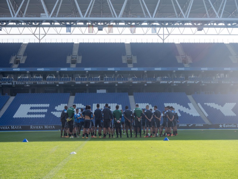 Entrenament a la Ciutat Esportiva