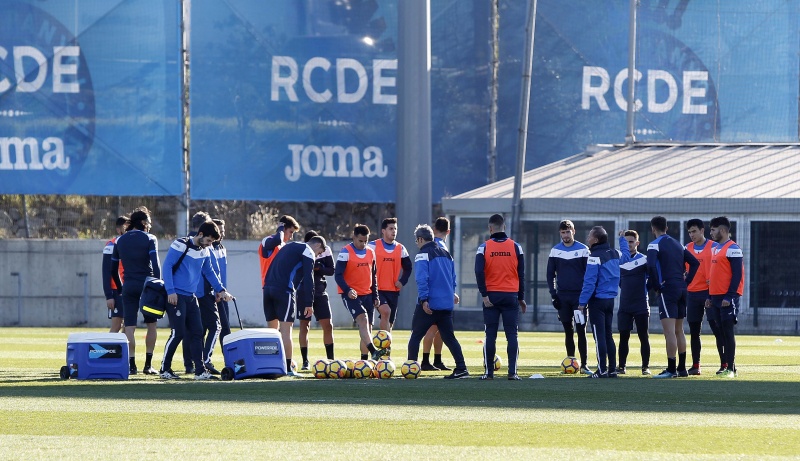 Entrenamiento en la Ciudad Deportiva