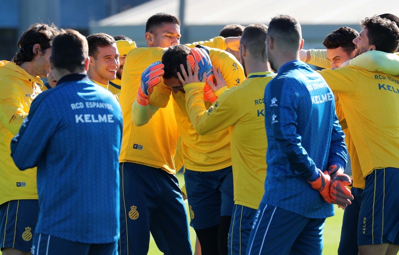 Sesión en el RCDE Stadium