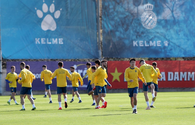 Entrenamiento en la Ciudad Deportiva