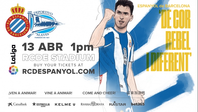 Entradas para el RCD Espanyol de Barcelona - Deportivo Alavés
