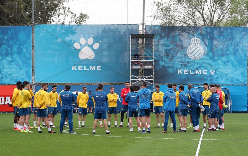 Entrenamiento en la Ciudad Deportiva