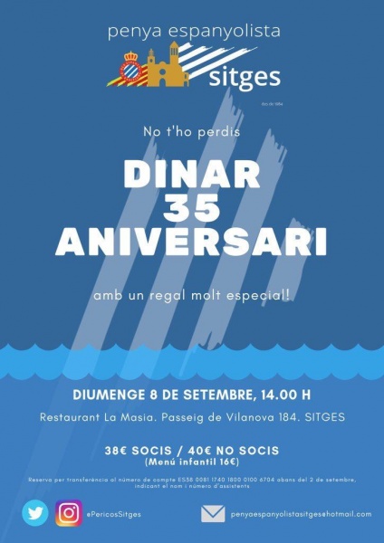 35è aniversari de la PE de Sitges