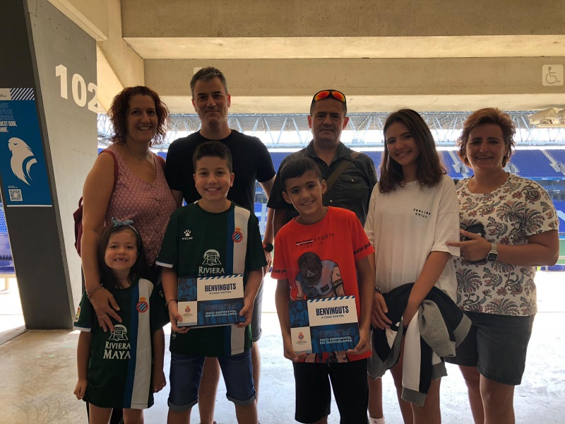 Celebrat el primer dia del Welcome Day a l'RCDE Stadium!